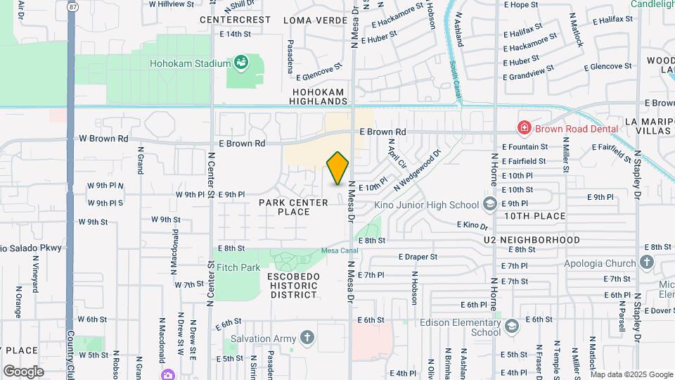 930 N Mesa Dr Map and Location Details