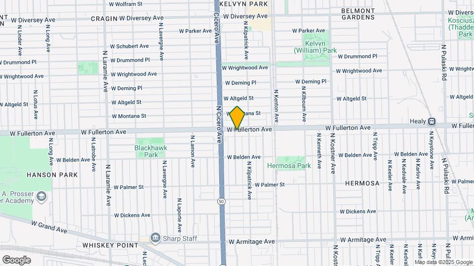 4725 W Fullerton Ave, Unit Studio Map and Location Details