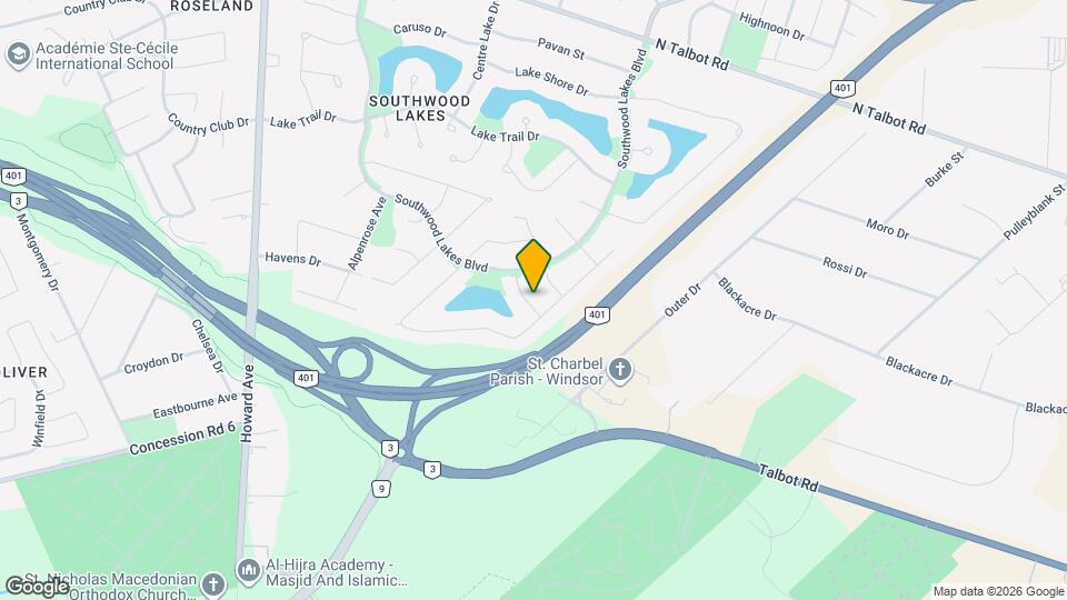 1066 Thurso Way Map and Location Details