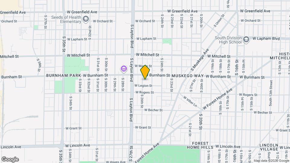 1930 S 26th St Map and Location Details