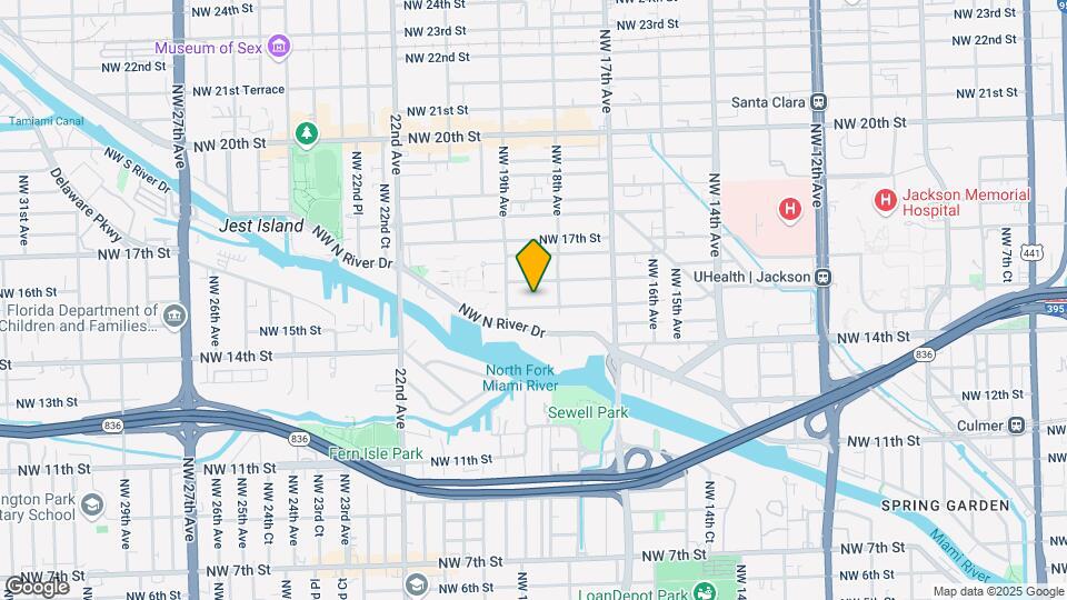 1845 NW 15th St Map and Location Details