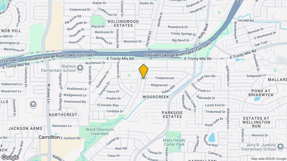 2217 Woodcreek St Map and Location Details