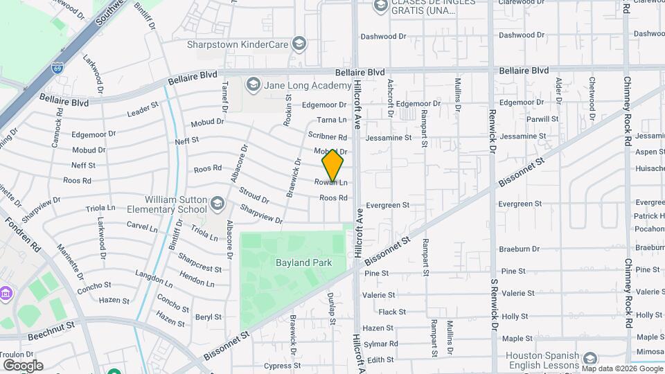 6325 Rowan Ln Map and Location Details