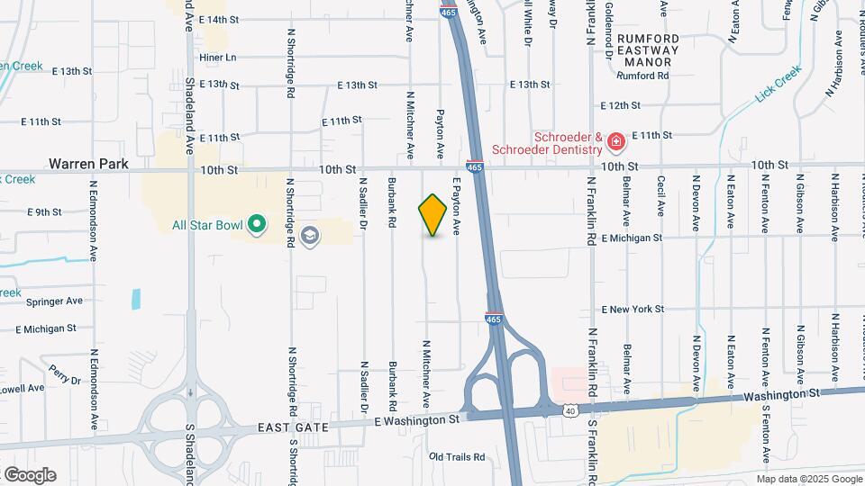 571 N Mitchner Ave Map and Location Details
