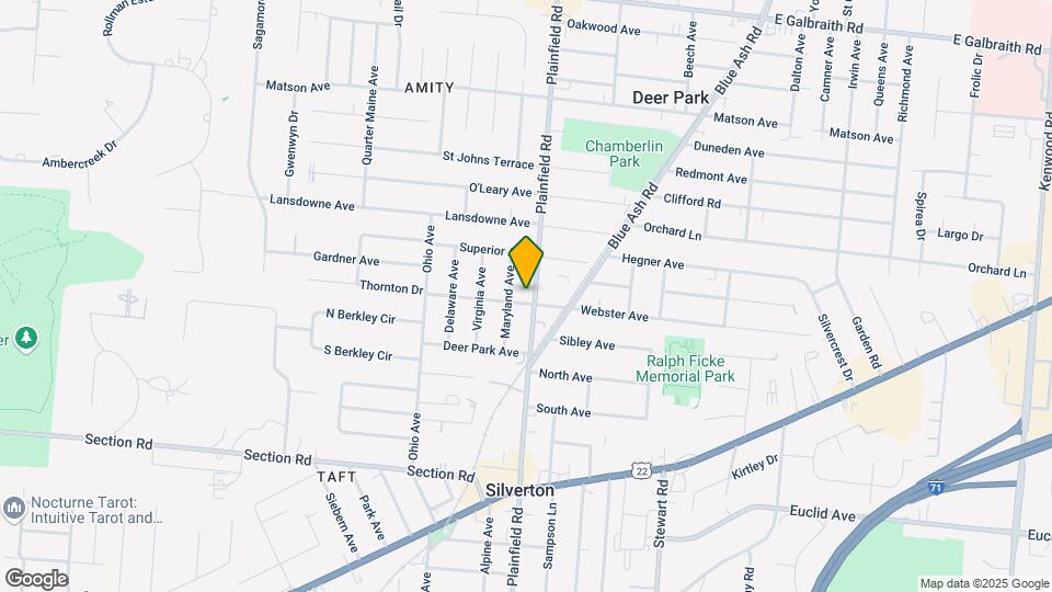 7211 Plainfield Rd Map and Location Details