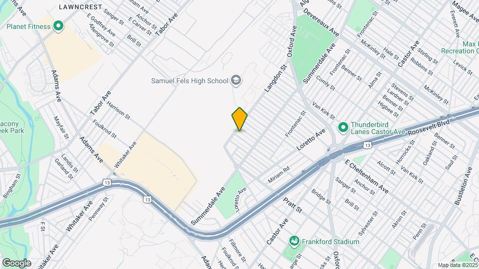 841 Bridge St Map and Location Details