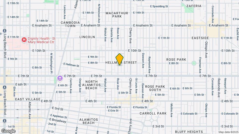 750 Rose Ave Mapa y Detalles de la Ubicación