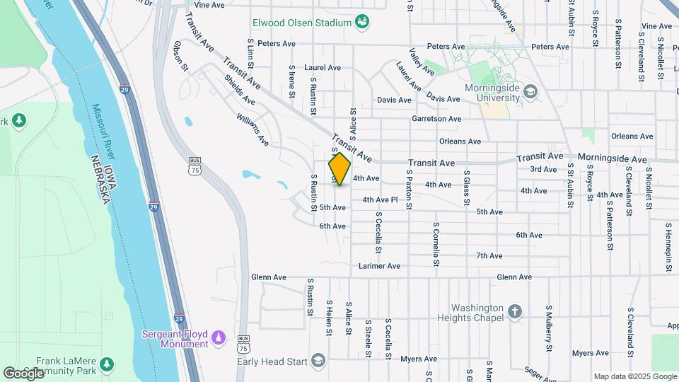 2108 S Helen St Map and Location Details