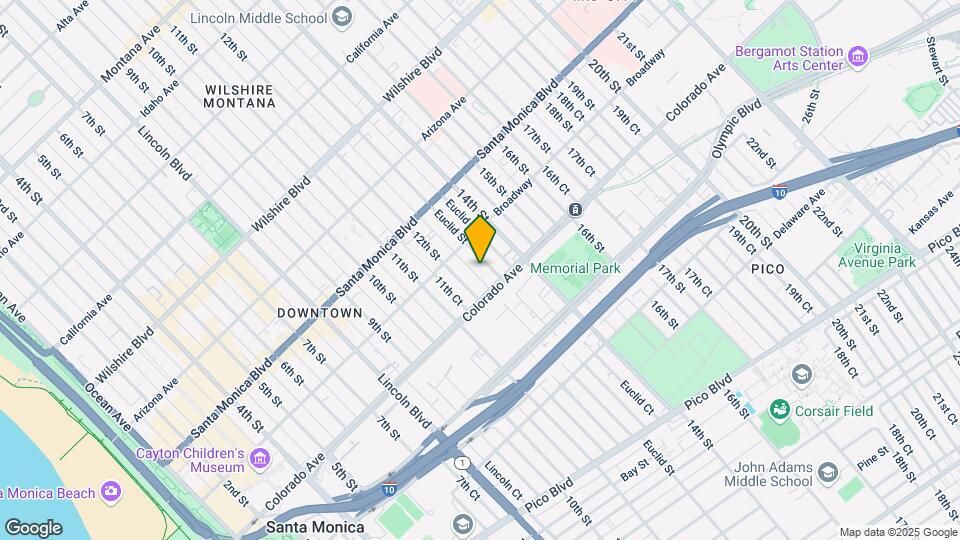 1534 Euclid St Map and Location Details