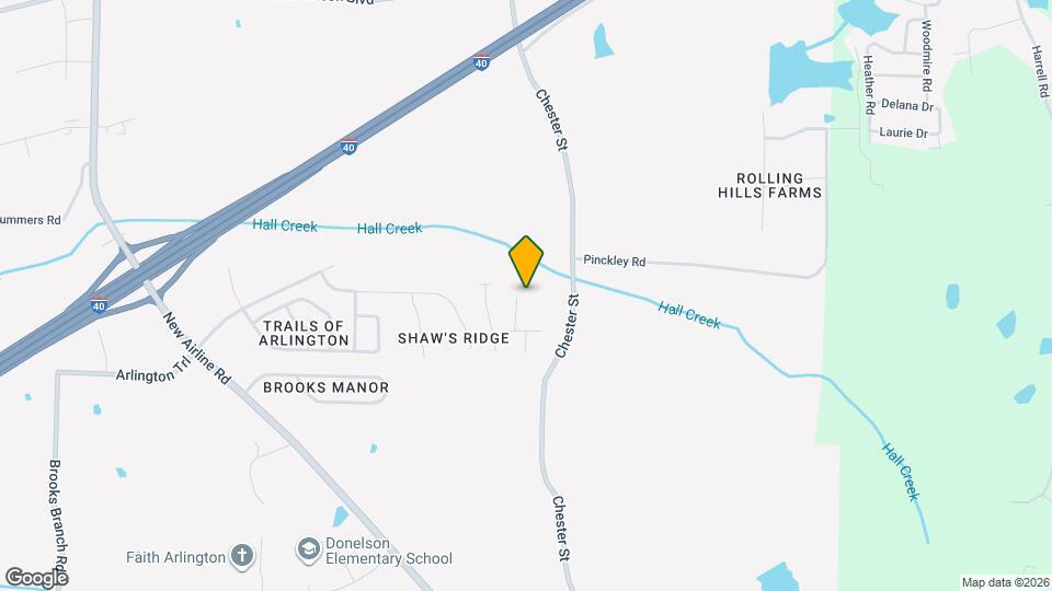 4960 Bending Creek Cove Mapa y Detalles de la Ubicación