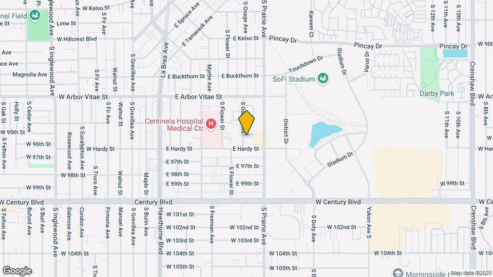 1032 S Osage Ave Map and Location Details