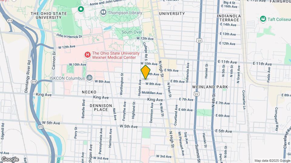 90 W 8th Ave Mapa y Detalles de la Ubicación