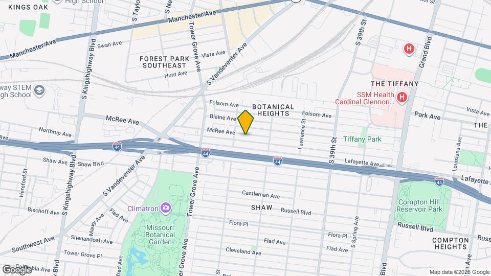 4154 McRee Ave Map and Location Details