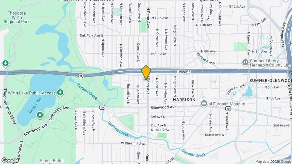 519 N Penn Ave Mapa y Detalles de la Ubicación