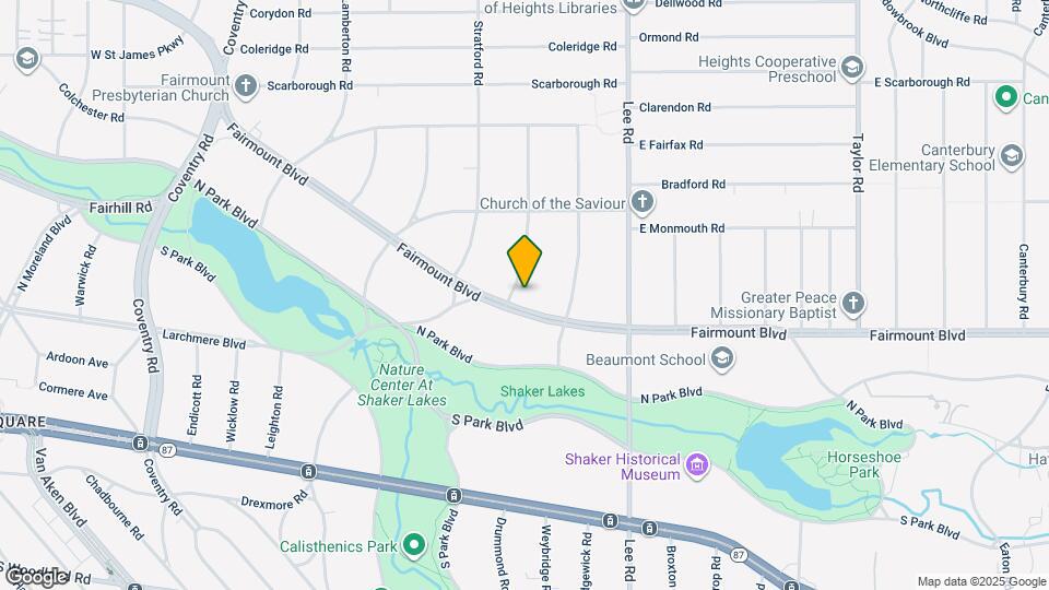 3073 Fairmount Blvd Map and Location Details