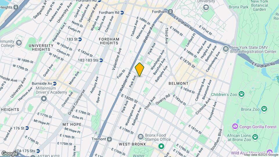 4464 Park Ave Mapa y Detalles de la Ubicación