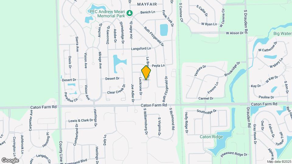 2505 La Brecque Dr Map and Location Details