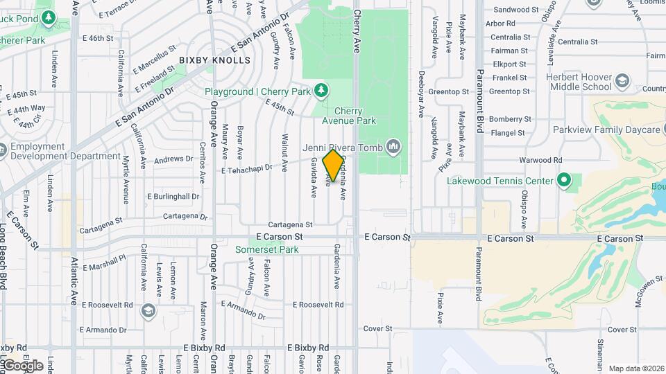 4212 Rose Ave Map and Location Details