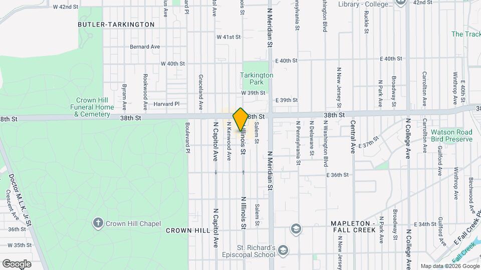 3722 N Illinois St Map and Location Details