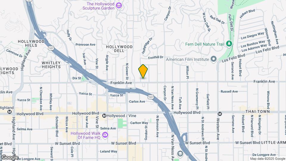5977 Franklin Ave Map and Location Details
