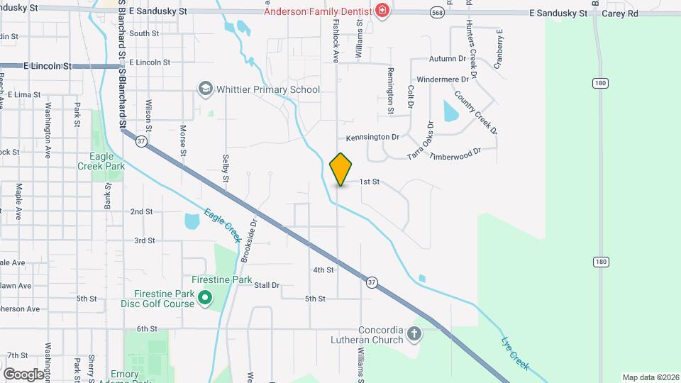 1105 Fishlock Ave Map and Location Details