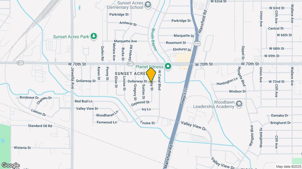 7110 brandway St Map and Location Details