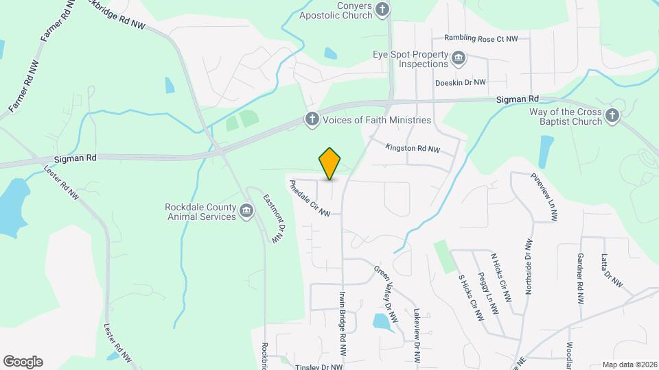 1653 Pinedale Cir NW Map and Location Details