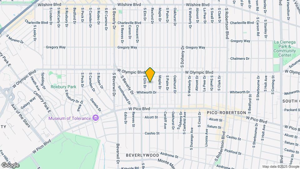 443 S Rexford Dr Map and Location Details