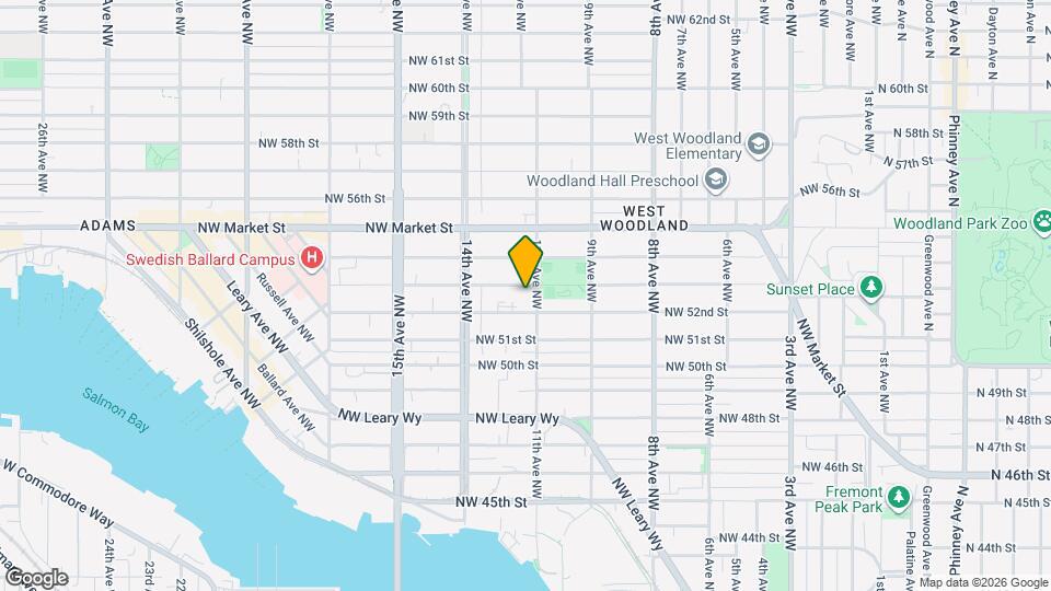 5209 11th Ave NW Map and Location Details
