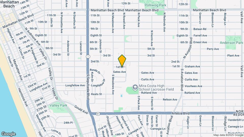 1340 1st St Mapa y Detalles de la Ubicación