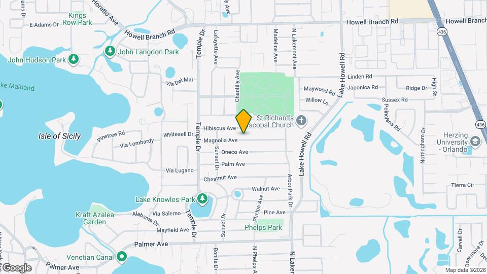 1571 Magnolia Ave Map and Location Details