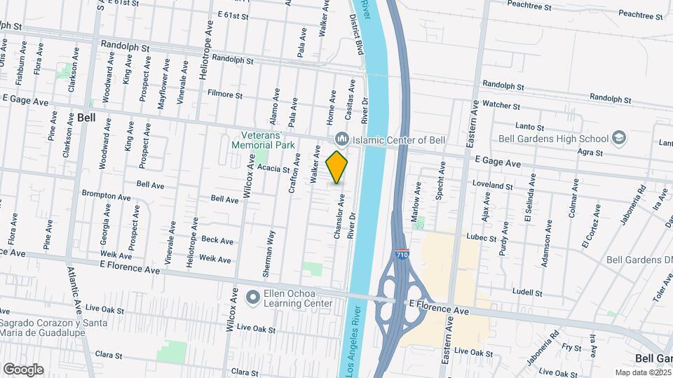 6625-6629 Chanslor Ave Mapa y Detalles de la Ubicación