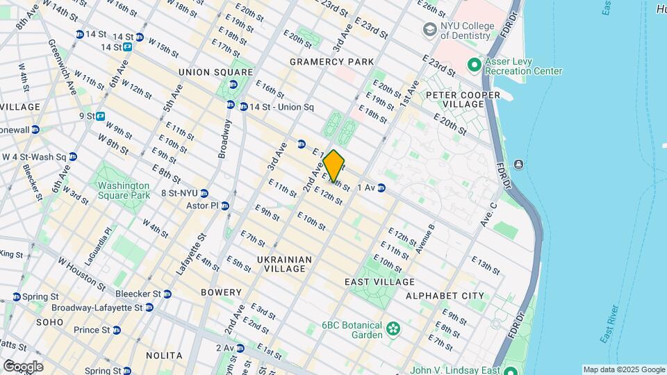 326 E 13th St Mapa y Detalles de la Ubicación