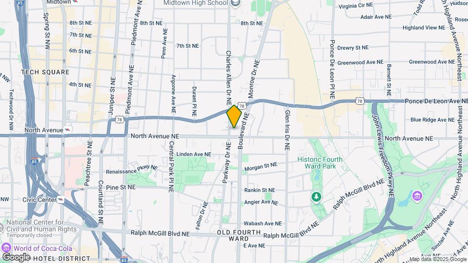 623 NE Parkway Dr Map and Location Details