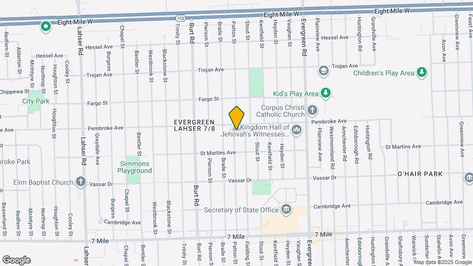 19784 Patton St Map and Location Details