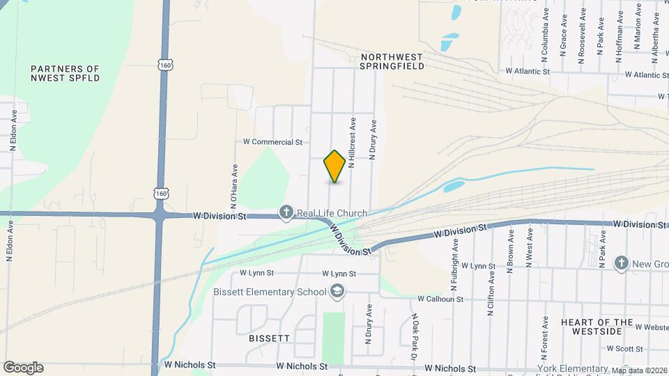 1550 N Colgate Ave Map and Location Details