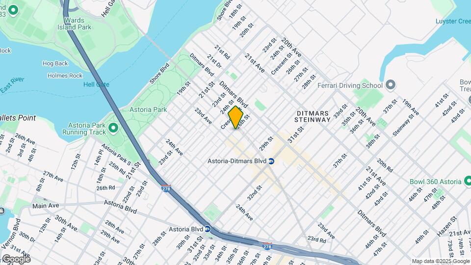 22-61 26th St Mapa y Detalles de la Ubicación