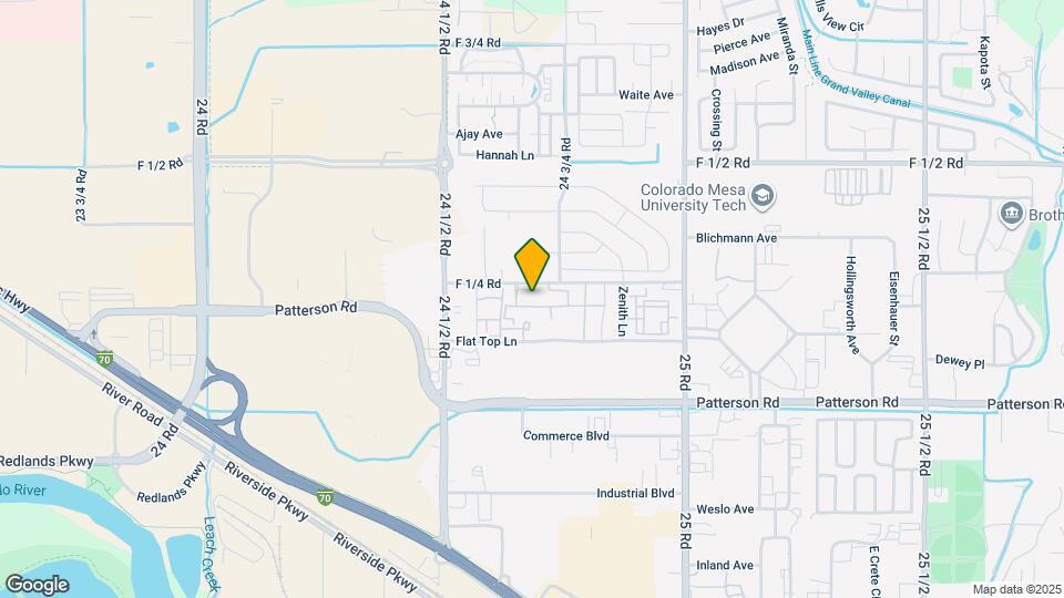 2458 Thunder Mountain Drive Map and Location Details