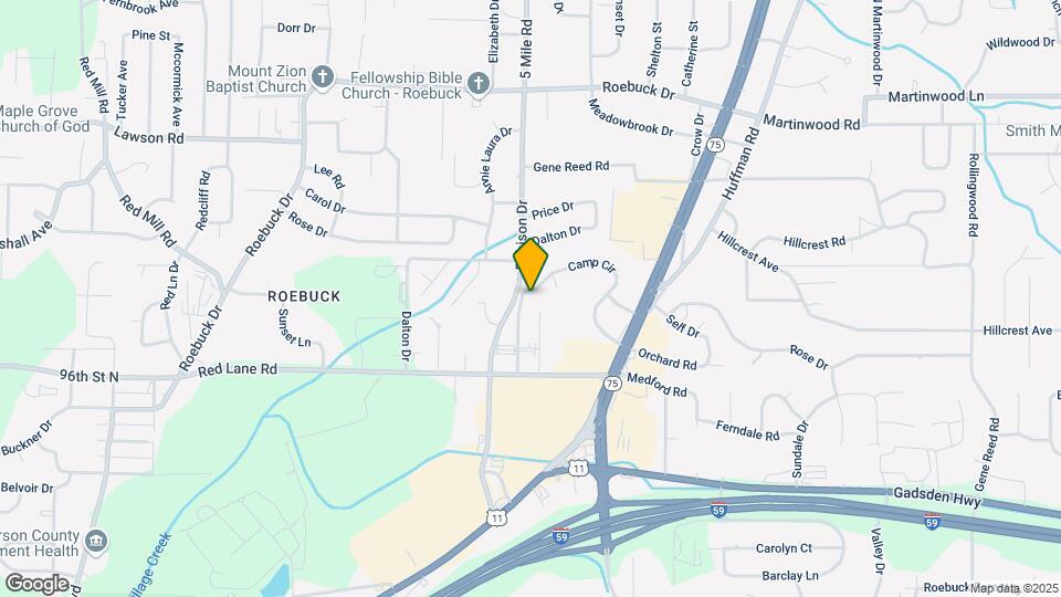 601 Camp Cir Map and Location Details