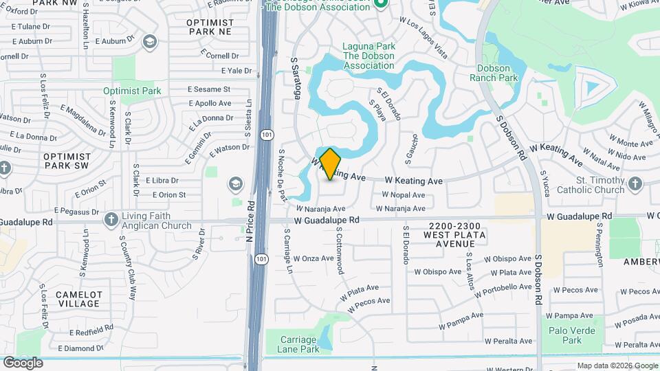 2723 S Estrella Cir Map and Location Details