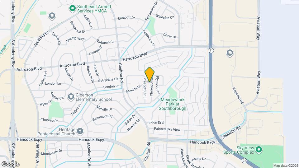 2560 Clarendon Dr Map and Location Details