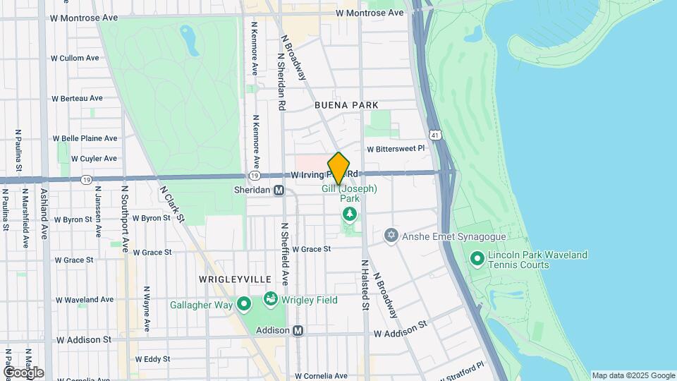 828 W Dakin St, Unit 2 Map and Location Details