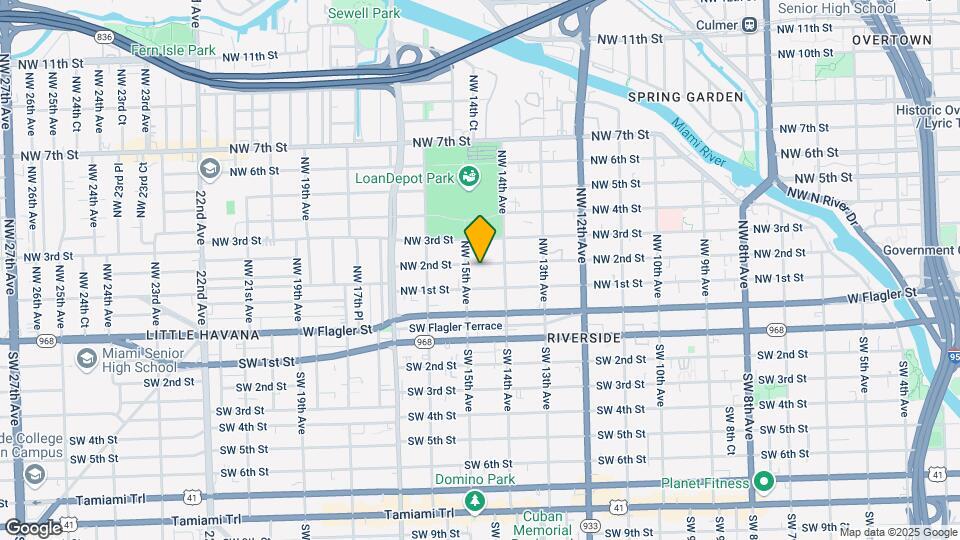 1450 NW 2nd St Map and Location Details