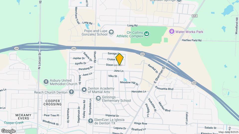 1100 Dixon Ln Mapa y Detalles de la Ubicación