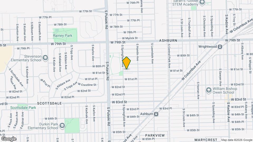 3850 W 81st St Map and Location Details