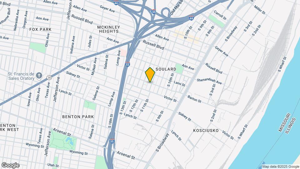 2409 S 11th St Mapa y Detalles de la Ubicación