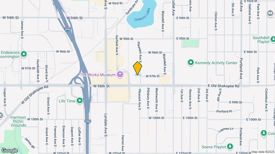 9732 Pleasant Ave S Map and Location Details