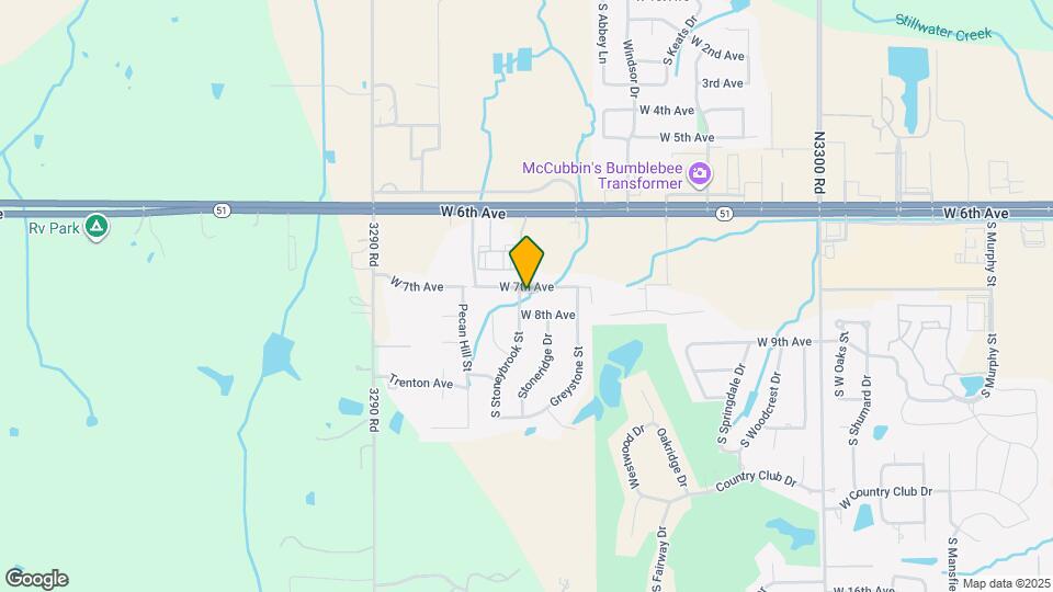 701 S Stoneybrook St Map and Location Details