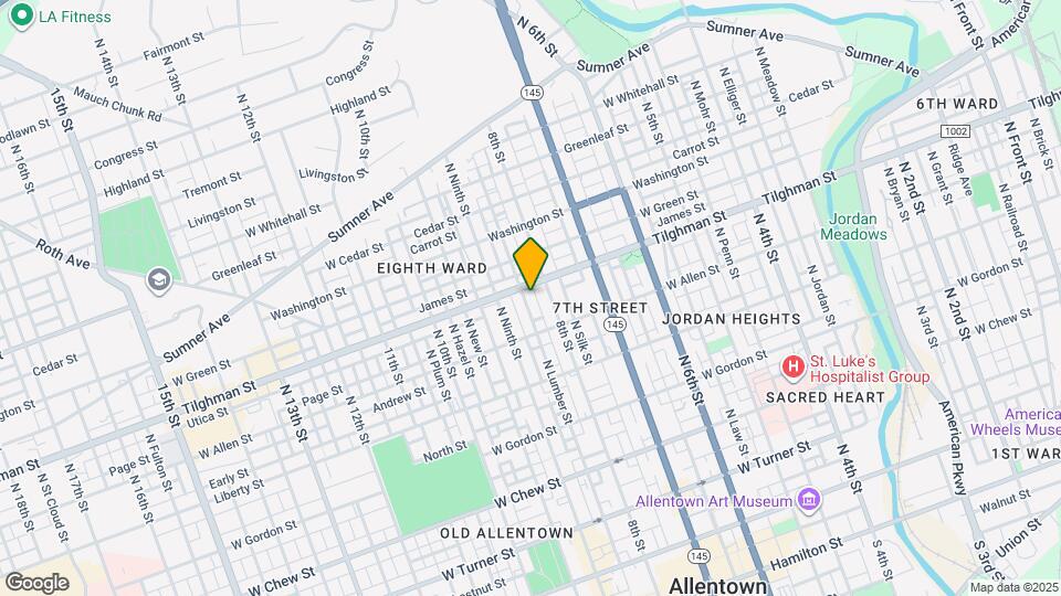 635 N Lumber St Map and Location Details