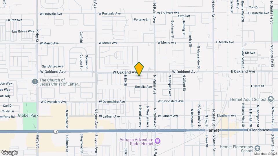 445 N Hamilton Ave Mapa y Detalles de la Ubicación